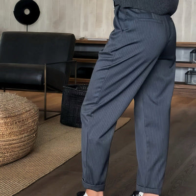 Sylwia | Eleganckie Spodnie w Paski